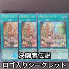 精霊術の使い手　ロゴ入りシークレット　3枚セット　シク