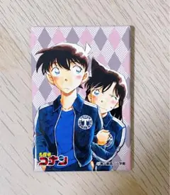 名探偵コナン スクエア缶バッジ 工藤新一&毛利蘭