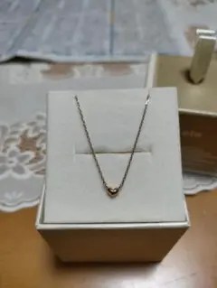 ete エテ K10 ハート ネックレス 華奢