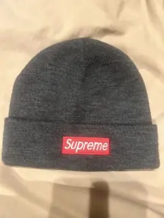 Supreme グレー ニット帽