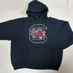 US古着　プルオーバーパーカー　NCAA サウスカロライナ・ゲームコックス
