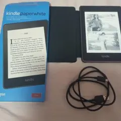 kindle papermhite 第10世代　プラム　純正ケース付 広告モデル