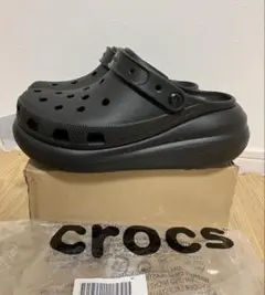 新品　クロックス CROCS classic crush clog ブラック