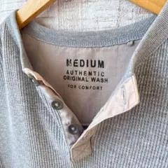 【OLD UNIQLO】半袖 ヘンリーネックTシャツ 旧ロゴ
