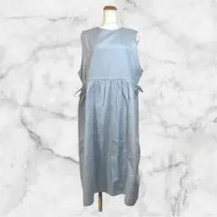 2595 新品訳あり Noble coton ワンピース ノースリーブ