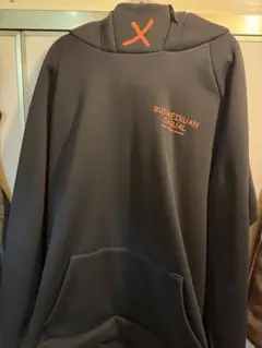 RUIWEIXUAN カジュアル ブラック パーカー 7XL