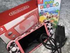 任天堂 Switch ライト 本体 コーラル あつまれどうぶつの森ソフト付