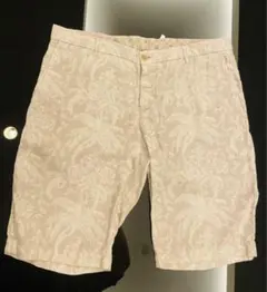 ETRO エトロ ハーフパンツ ショートパンツ ショーツ ベージュ48ペイズリー ETRO (エトロ) ペイズリージャガード ノータック ショートパンツ