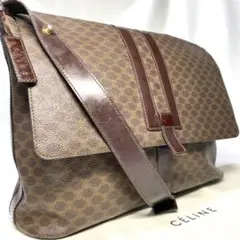 【大容量✨A4可】CELINE マカダム ショルダーバッグ メッセンジャーバッグ