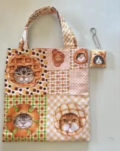 パン猫チャーム付きサブバッグA コヤンイサムチョン