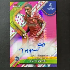 Trey Nyoni Topps Finest /125 Auto サイン 直筆