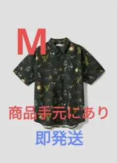 【即発送】M ゴジラVS怪獣 パターン｜ルーズフィット半袖シャツ グラニフ