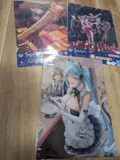 一番くじ 勝利の女神 ニケ NIKKE クリアポスター　3枚セット