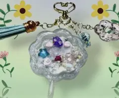 レジンシェイカー handmade 「わたあめブルー」