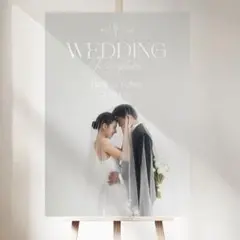 結婚式 ウェルカムボード レタッチ無料 パネル ウェルカムスペース ボード