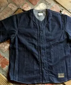 COLIMBO インディゴデニム ベースボールシャツ 10oz