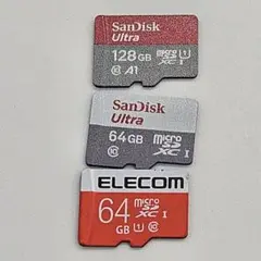 SanDisk Ultra 128GB ELECOM　microSDカード