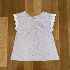 120㎝/GLOBAL WORKグローバルワーク/フレンチスリーブカットソー