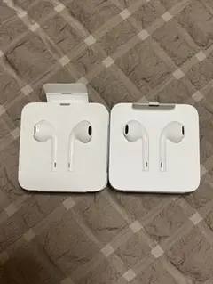 Apple 有線イヤフォン ホワイト×2