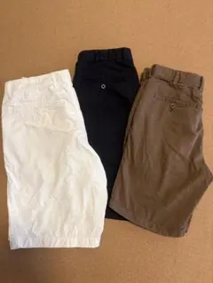 ショートパンツ 3色セット　ユニクロ　綿100 S