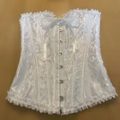 ホワイトコルセットビスチェ