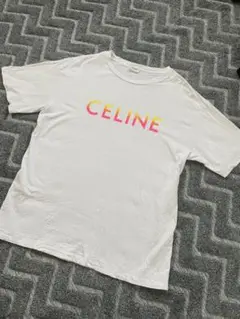 本物セリーヌレインボーTシャツLサイズ