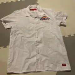Dickies ワークシャツ 半袖 ホワイト