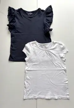 Tシャツ 130 2点　オーガニックコットン　H&M