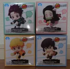 鬼滅の刃 mOH!memt ミニフィギュア 計4個セット
