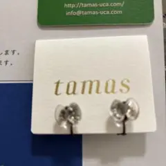 tamas 水浴びする2人　タマス　イヤリング　シルバー　silver