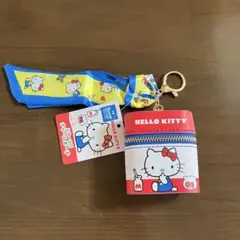 サンリオ　キティ　スカーフ付　チャームポーチ