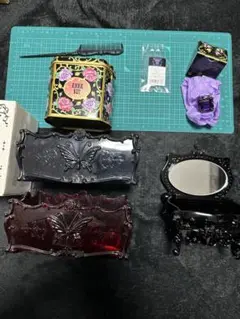 アナスイ ビューティートレイ、筆立て、ソープケース、陶器他 アナスイ ビューティートレイ、筆立て、ソープケース、パウダー