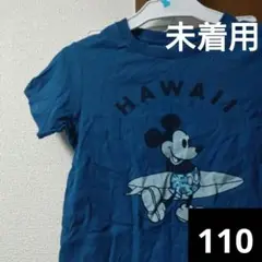 ユニクロハワイサーフミッキーUTシャツ紺120ブリーズマーキーズ好きに