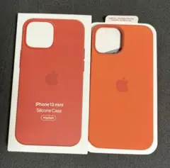 新品未開封の純正 iPhone 13 mini シリコンケース オレンジ