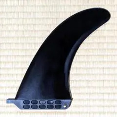 新品未使用　シングルフィン８インチブラック スクリュー付き