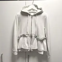 ✳︎MYCLOZETTE マイクローゼット✳︎ボンディングフリルパーカー