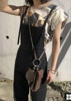 【美品】　EMODA デニムホルダー 　　　　サロペット