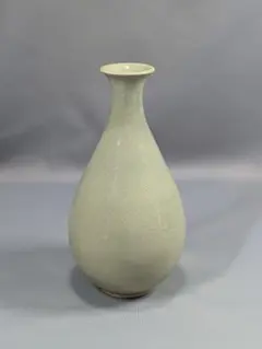 青磁 一輪挿し 花瓶 多田の印あり