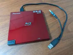 Pioneer ブルーレイディスクドライブ 赤