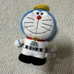 ドラえもん×ソフトバンクホークス　マスコット　キーホルダー