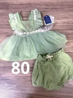 cottoli ティンカーベル ワンピース セットアップ 80サイズ