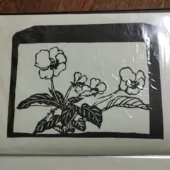切り絵　バンドメイド　花