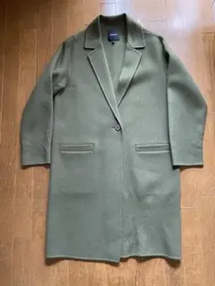 チェスターコート ロングコート カーキ