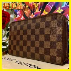✨超美品✨ルイヴィトン ダミエ ジッピーオーガナイザー 財布 ラウンドファスナー