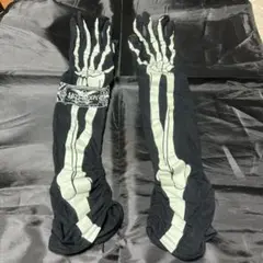 hydeHellmoon スケルトンデザイン レッグウォーマー