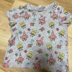 H&MスポンジボブTシャツ68センチ