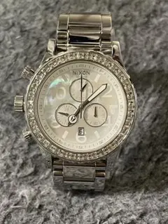 NIXON ニクソン 腕時計 THE 42-20 シルバー クロノグラフ