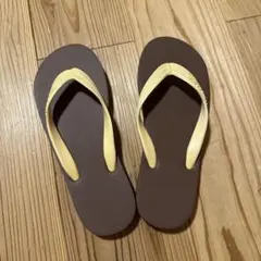 Hippobloom ビーチサンダル ブラウン25.5cm