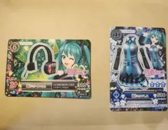 初音ミク アイカツカードセット SR R 2枚