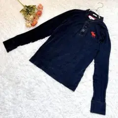 ★アバクロンビー＆フィッチ★ヘンリーネックロングTシャツ トップス【M】長袖